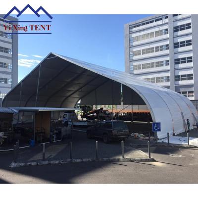 China Aluminum Event Frame PVC TFS Curved Structure Marquee Wedding Party Event Tent For Outdoor Wedding Party Sports for sale