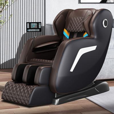 China Jare X8 LCD Display Remote Control Luxury 4D Foot Spa Factory Price Body Kneading Shiatsu Blue-tooth Full Body Massager Chair for sale