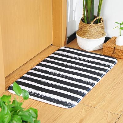 China Factory Price Washable Washable Memory Foam Non Slip Waterproof Door Mat Floor for sale