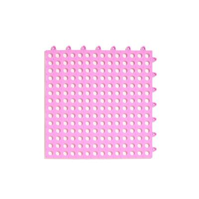 China Sustainable DIY Modern Splicing Square Shaped PVC Bath Foot Covers Anti-Slip Mat for sale