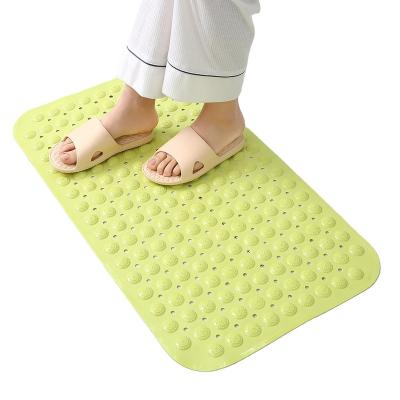 China Hot Selling Eco-friendly.anti-slip.water-proof Colorful PVC Massage Anti-slip Bathroom Mat With Cupola for sale