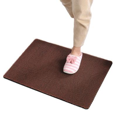 China PVC Washable Super Cheap Durable Shoe Clean Mat Sanitizing Washable Door Mat Entrance Covers for sale