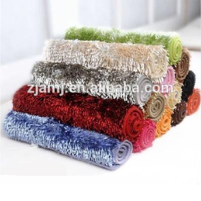 China Single Shiny Chenille Rug Tufted Bath Mat for sale