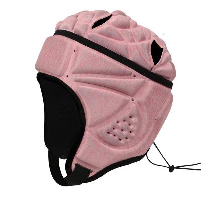 China Compounds Rugby Helmet Headguard Headgear For Football Scramble Hat Head Protector Soft Protective Helmet for sale