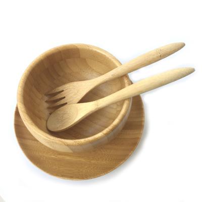 China Child Safety Dinnerware Set Bamboo Dish For Kids for sale