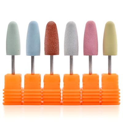 China Bview Silicone Tools Hot Sale Silicone Nail Drill Bits Polish Machine Manicure Pedicure Drills Accessories Set For Nail Designer for sale