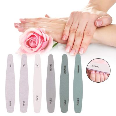 China For Emery Board Grit Colorful Double Sided Manicure Pedicure Pedicure Cosmetic Nail Files Double Sided Manicure Professional 6 Pcs Gel for sale