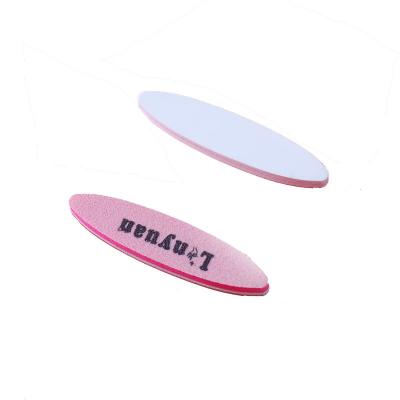 China Bview Professional Skin And Hand Care Tools Dead Polish 100 180 Mini Nail File With Pink Logo Portable For Cuticle Remover for sale