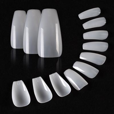 China 10 Full Size French Popular French False Nail Extension Tips100Pcs False Nail Tips For Nail Salon for sale