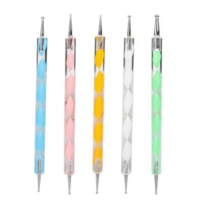 China Hot Selling NAIL Amazon Ball Stylus Clay Sculpting Nail Art Dotting Tool Kit For Embossing Pattern for sale