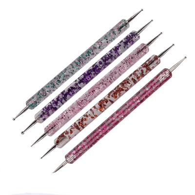 China NAIL Professional Premium Quality Double Ended 2 Way Nails Dotting Tool Kits For Nail Design for sale