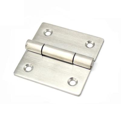 China Industry Cabinet Door Furniture Stainless Steel Hinge Plate 75*75*3 YC114 Traditional Hinge Butt Hinge 4 Holes Use for sale