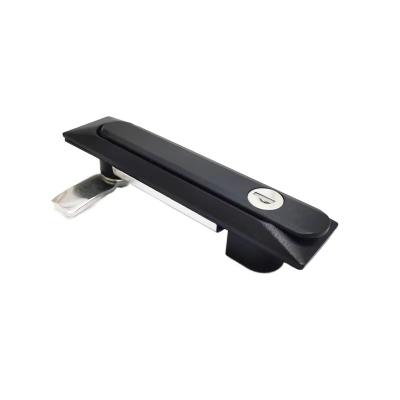 China Network Cabinet Network Cabinet Door Lock Zinc Alloy Flat Swing Handle for sale