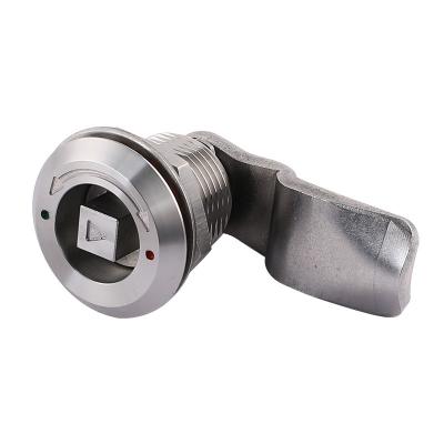 China Industry Sector Stainless Steel Railway Compression Cam Lock For Industry Enclosure And Cabinet Square 7mm SS2632 for sale