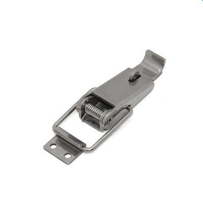 China TG301 304 Stainless Steel Box Gate Clamp And Trailer Toggle Latch With Padlock Buckle for sale