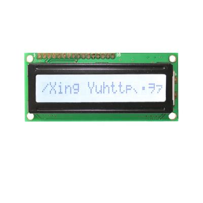 China single line lcd display character 16x1 monochrome lcd display modules 1601 standard size for sale