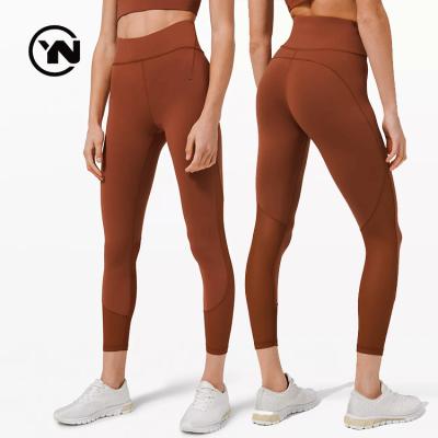 China Custom Breathable Tik Tok Yoga Pants High Waist Sports Workout Mesh Fashion Tights Fitness Leggings For Women for sale