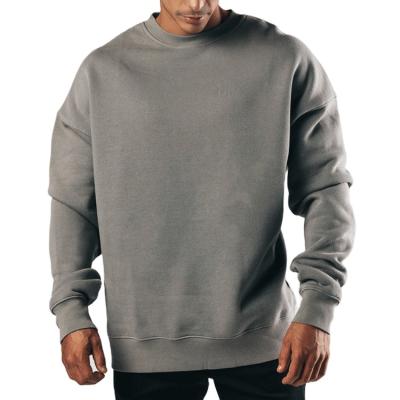 China Anti-Wrinkle Premium Oversized Mens Pullover Cotton Sweatshirt Men's Gym Hoodies Pastel Sweatshirts for sale