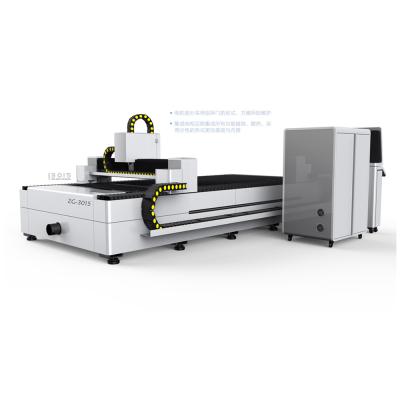 China Laser CUT 4015 High Speed ​​Double Drive 1000w Open Style Fiber Laser Cutting Machine for sale