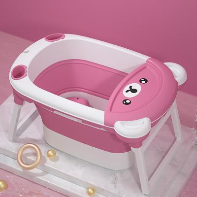 China China Baby Shower Bathtub Viable Cheap Folding Adjustable Kids Large Bathtub Baby Enjoying Bathroom Bathtub for sale