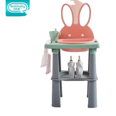 China 2021 Modern Hot Sale Children's Toys Other Toilet Room Set Toys For Children Baby Bath Wash Training Plastic Basin for sale