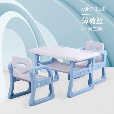 China Modern Wholesale Detachable Studying Table And Chair Kid's Drawing Dining Table Foldable Table And Chair Setf for sale