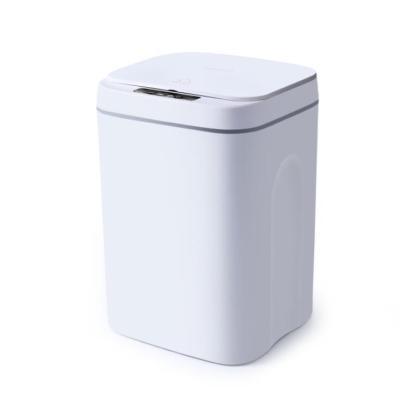 China Smart Automatic Infrared Home Bathroom Kitchen Trash Can Induction Motion Sensor Desktop 16L Waste Bin Waste Bin for sale