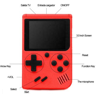 China New Wholesale Charging Portable Video Handheld Game Console 400 in 1 Retro TV Portable Game Console for sale