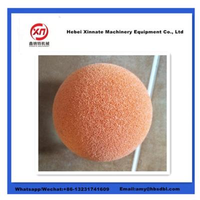 China Zachte Middenharde Betonpomp Schoonmaakbal Rubber Sponge Ball Te koop