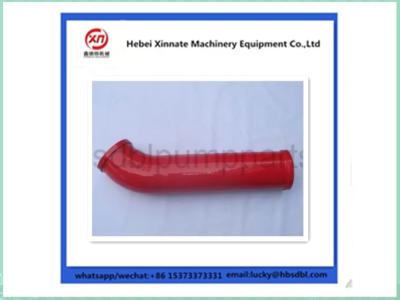 China 65Mn And Alloy Steel Concrete Pump Elbow With Straight Pipe for sale