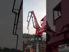 concrete pump boom placer