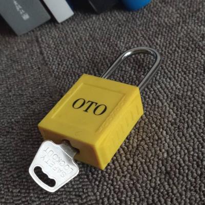 China Key retainning padlock industrial use waterproof nylon safty for sale