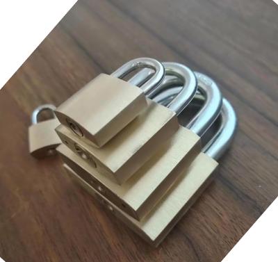 China School factory sale thick heavy duty high security solid anti-rust brass padlock for sale