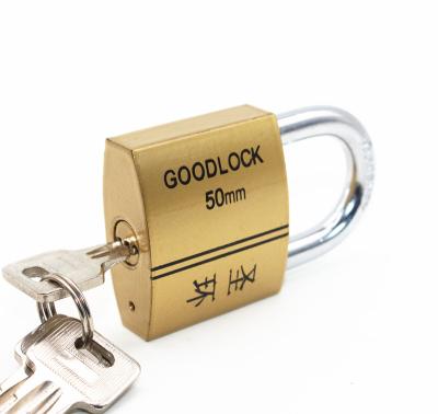 China Warehouse 30mm 40mm 50mm 60mm brass/copper imitate padlock cross keys atom locks antique padlock safty lock available for sale