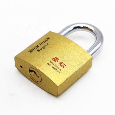 China Customized new product sand polish satin finish copper by warehouse china logo printing supplier/brass prayer padlock iron for sale