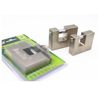 China Home/Garden/Office/School...Durable Guard Security C/P N/P End Solid Bolt Iron Rectangle Padlock for sale