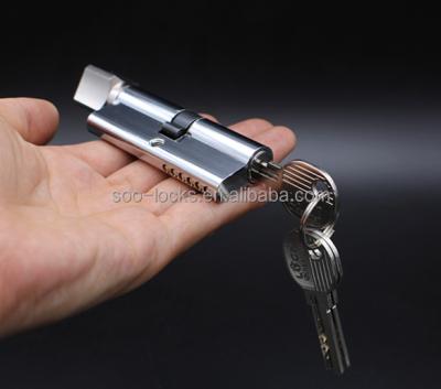 China Zinc Factory Sell One Side Knob One Head Door Cylinder Zinc Chrome Plated for sale