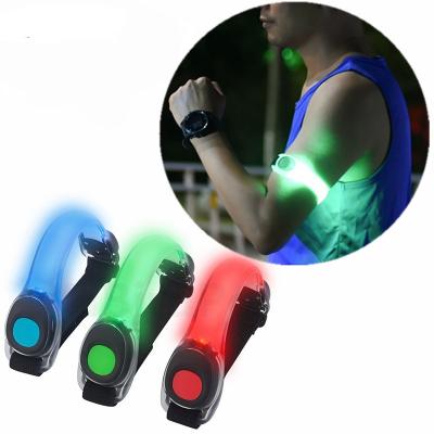 China Silicone Waterproof Reflective Night Running Led Safety Light Armband for sale