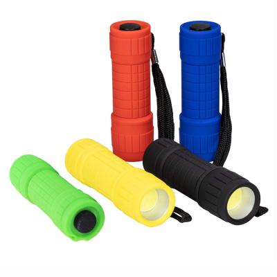 China New Emergency COB Flashlight COB Warning Function Work Light LED Flashlight 1W COB Flashlight for sale