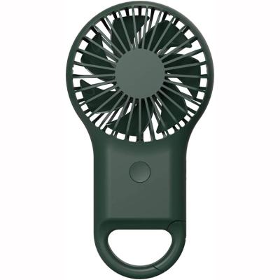 China Carabiner Outdoor Battery Powered Pocket Design USB Rechargeable Fan for sale