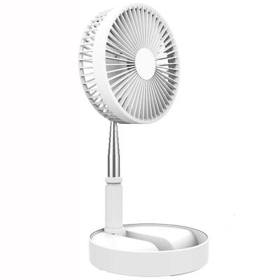 China With Stand Base Build In Rechargeable Battery Height Adjustable Desk And Table Travel Fan for sale