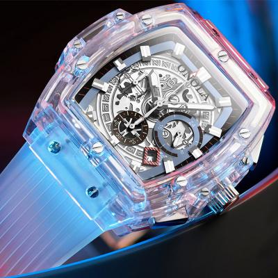 China Automatic Transparent Hot Sale Quartz Watch Fashion Date Luminous Student Wrist Watch Men's Watch for sale