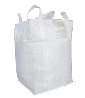 China UN bulk pp bag packing for calcium carbonate and lime, safety factor 5:1, recycling use, dustproof for sale