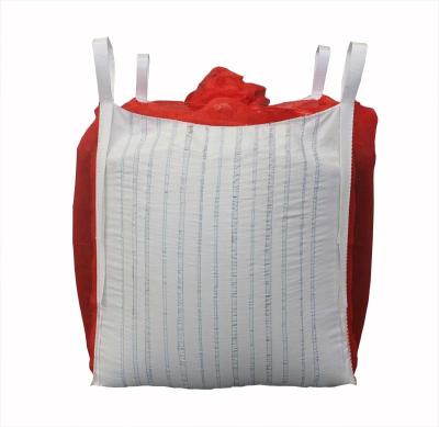 China Breathable FIBC bag packing for onion and potato with breathable fabric quality safety fator high strength 5:1 for sale