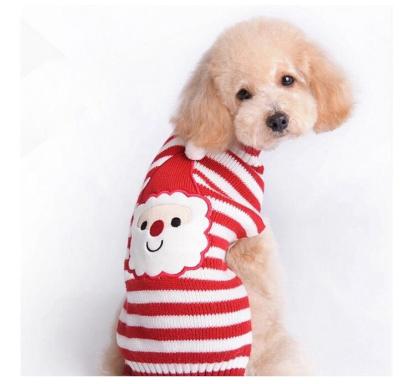 China Hotsale Sustainable Dog Christmas Knit Sweaters Hign Quality Worm Dog Clothes Winter Dog Sweater for sale