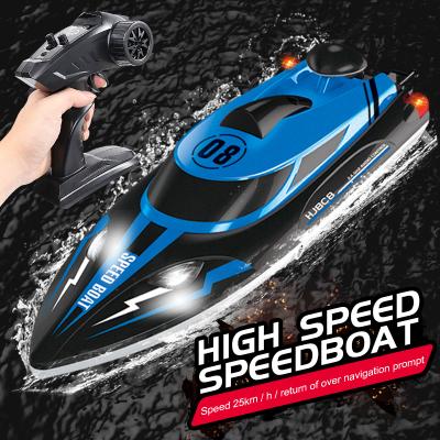 China RC Hobby HJ808 RC Yacht Circulating Water Electric System For High Speed ​​Boat 25km/h Radio Control Bait Boat for sale