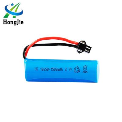 China RC Helicopter /RC Car /RC Boat 3.7V 1500mAh High Rate Li-ion 18650 Battery For RC Helicopter RC Car RC Boat for sale