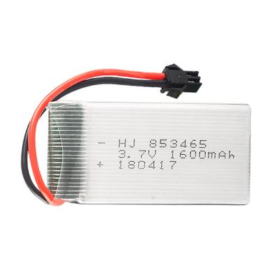 China Toys HXJ 3.7V 1600mah Lithium Polymer Battery R/C Rechargeable Remote Control Aircraft Battery for sale