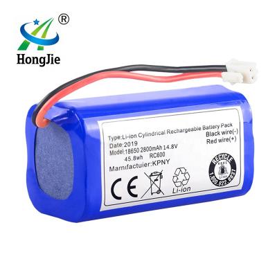 China Sweep Floor Machine Li-Polymer Battery 14.8V 2800mAh New 18650 Lithium Battery Used For Intelligent Fast Robot for sale