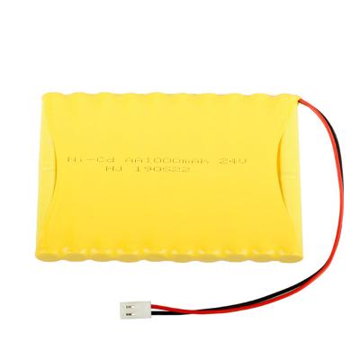 China Toys 24V 1000mAh power tool lighting AA5 24v Ni-MH rechargeable battery pack rechargeable battery for sale